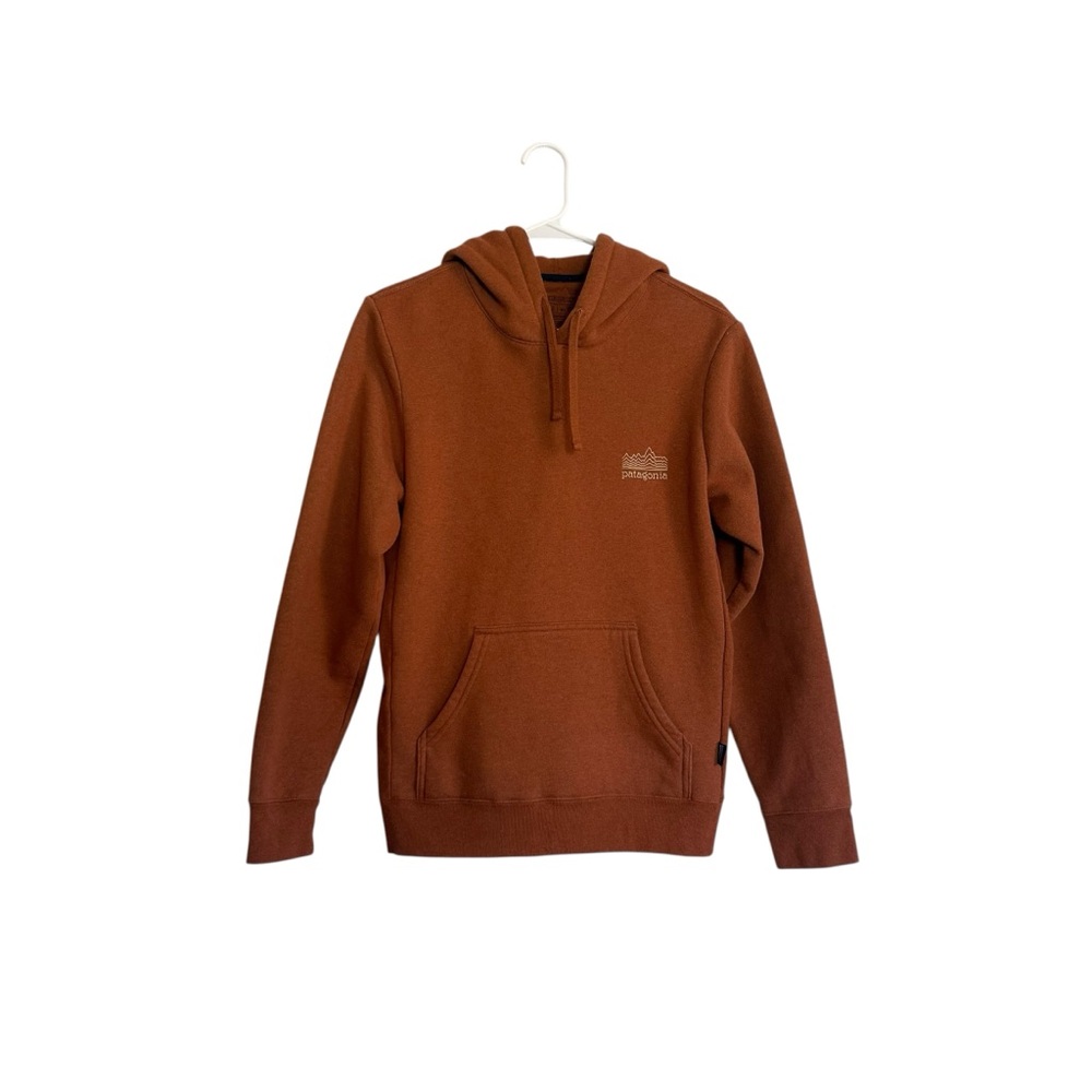 Women’s S/ Men’s XS Patagonia Burnt Orange Hoodie- worn once